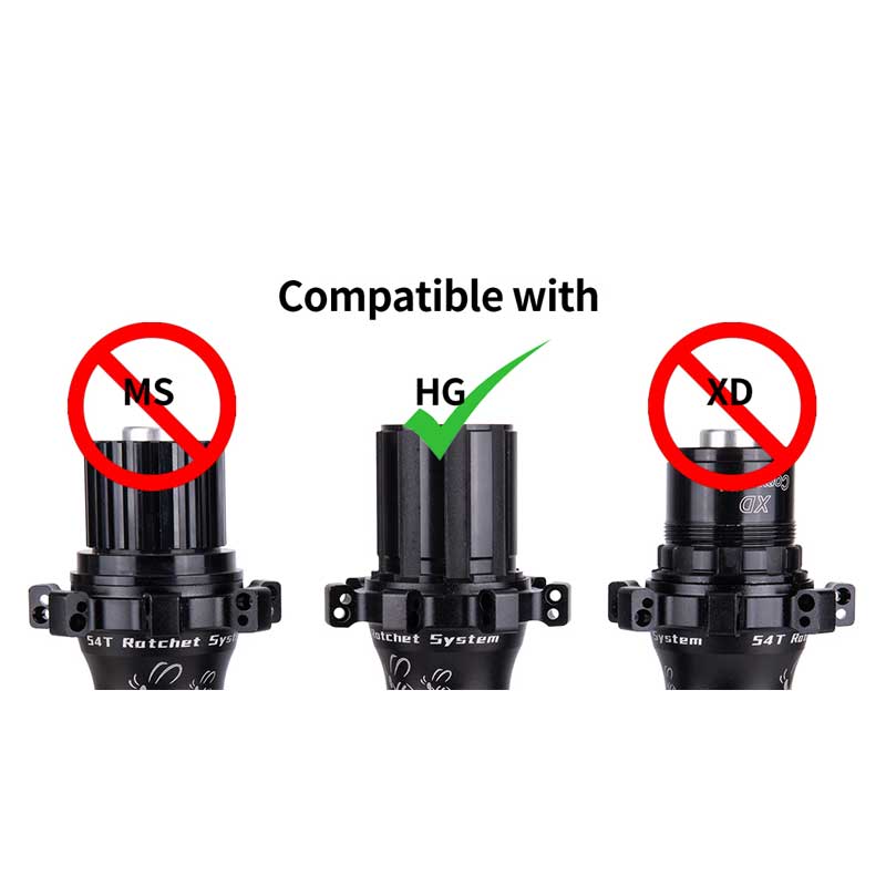 SET Cassette, Cadena, Mando y Desviador ZTTO para MTB 12 Velocidades HG / 11-50 Dientes / Color Rainbow